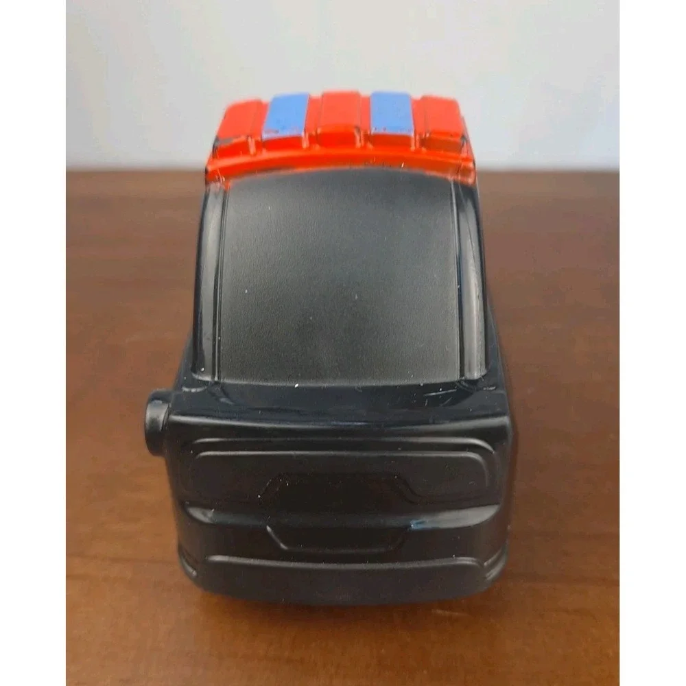 Fisher Price Little People Wheelies Police Car Driver 2019 Black Vehicle